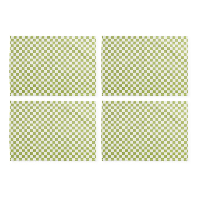 Green Check Placemat, Set of 4 image number 2