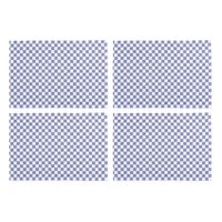 Indigo Check Placemat, Set of 4