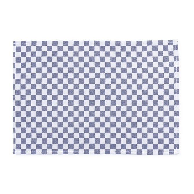 Indigo Check Placemat, Set of 4 image number 0