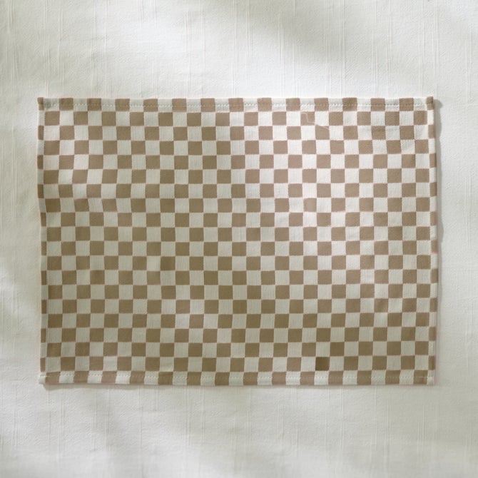 Flax Check Placemat, Set of 4 image number 3