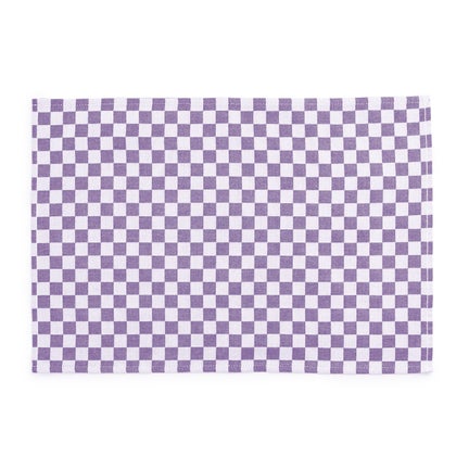Violet Check Placemat, Set of 4