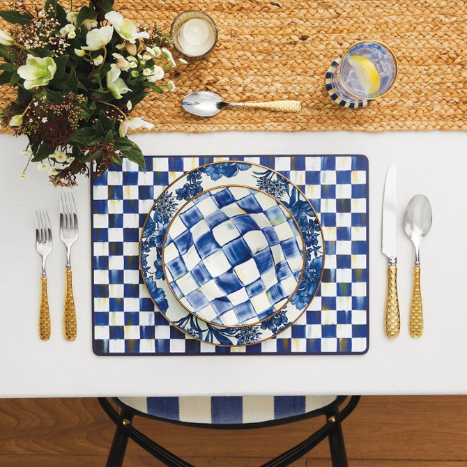 Royal Check Cork Back Placemats, Set of 4 image number 2