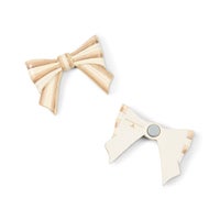 Mocha Bow Magnets, Set of 2