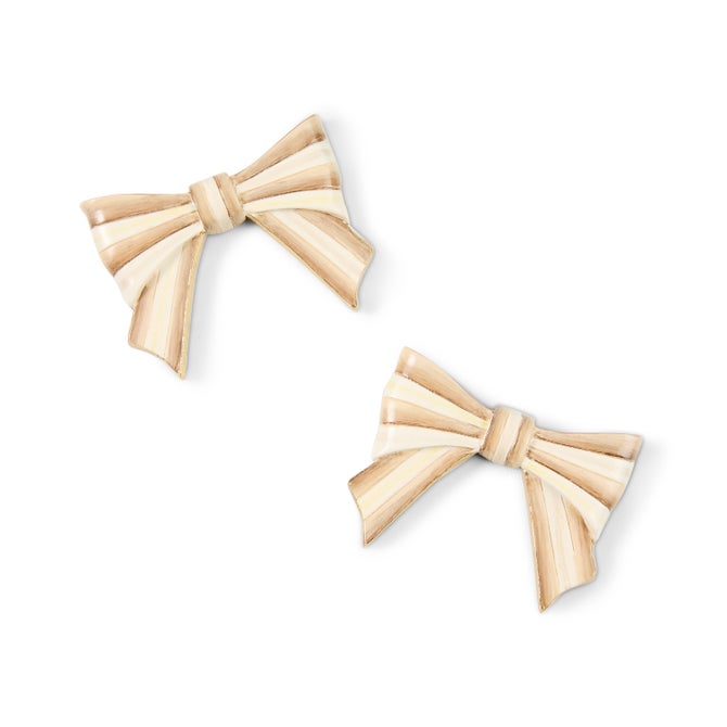 Mocha Bow Magnets, Set of 2 image number 0