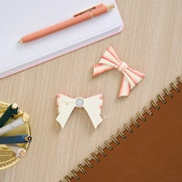 Rosy Bow Magnets, Set of 2