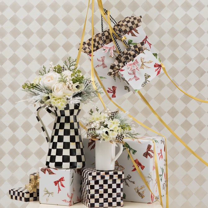 Courtly Check Gift Wrap, Set of 2 image number 1