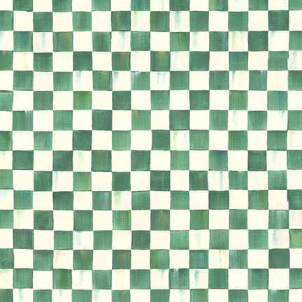 Emerald Check Gift Wrap, Set of 2