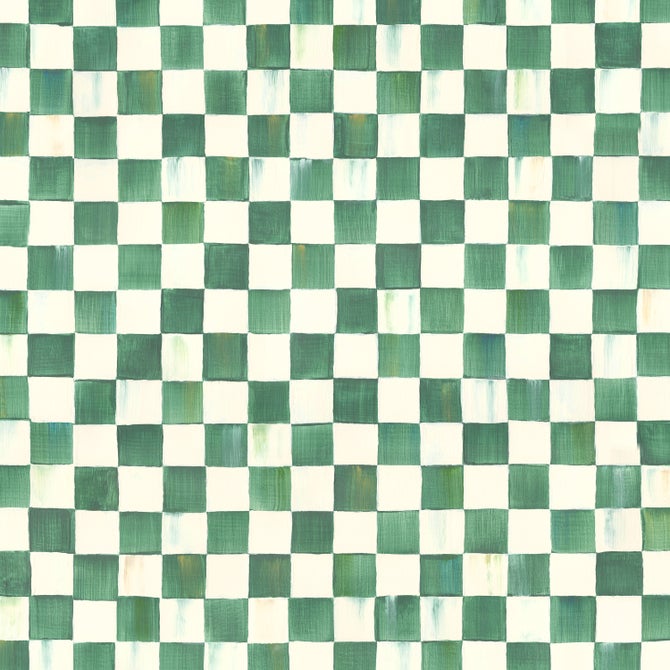 Emerald Check Gift Wrap, Set of 2 image number 0
