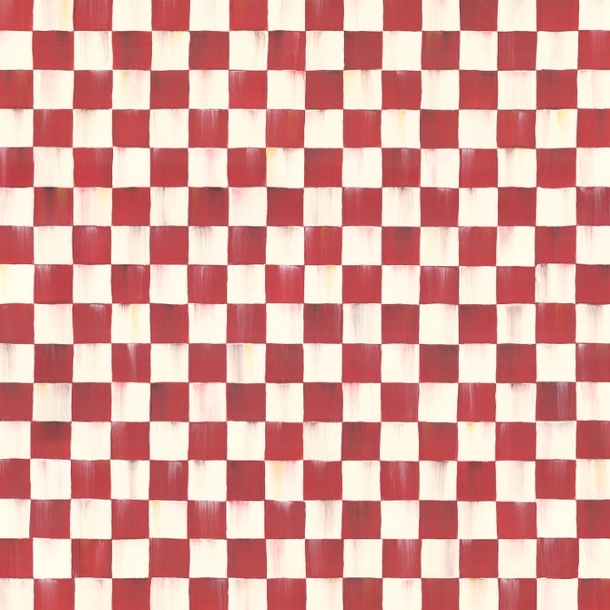 Cherry Check Gift Wrap, Set of 2 image number 0
