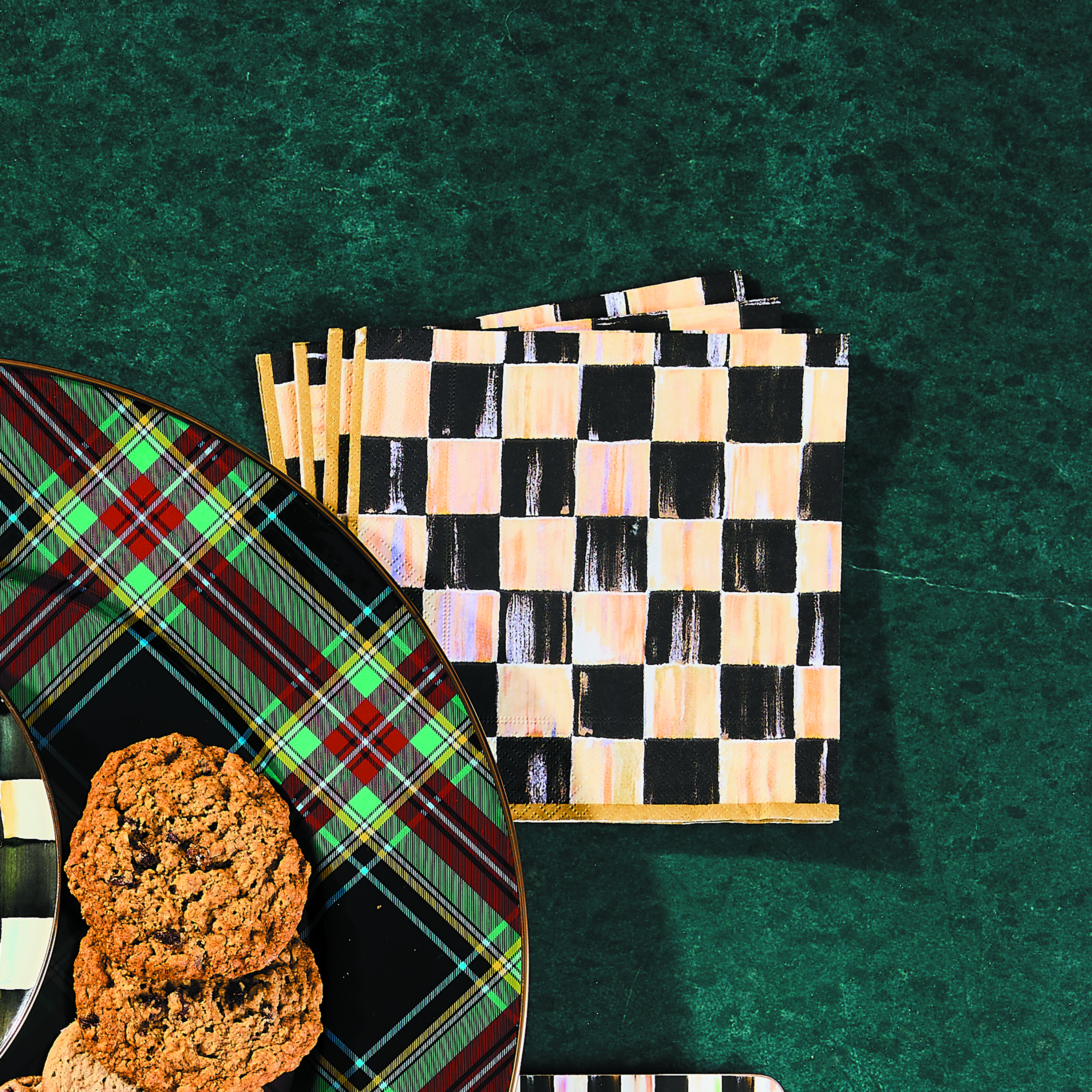 MacKenzie-Childs | Courtly Check Cocktail Paper Napkins
