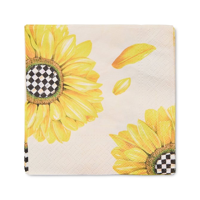 Sunflower Cocktail Paper Napkins image number 0
