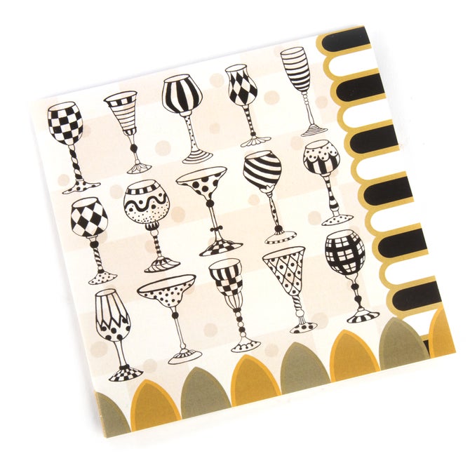 Golden Hour Paper Napkins - Cocktail image number 0