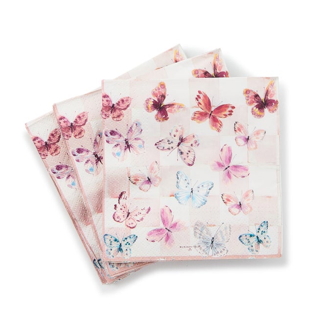 Butterfly Hill Cocktail Paper Napkins image number 1