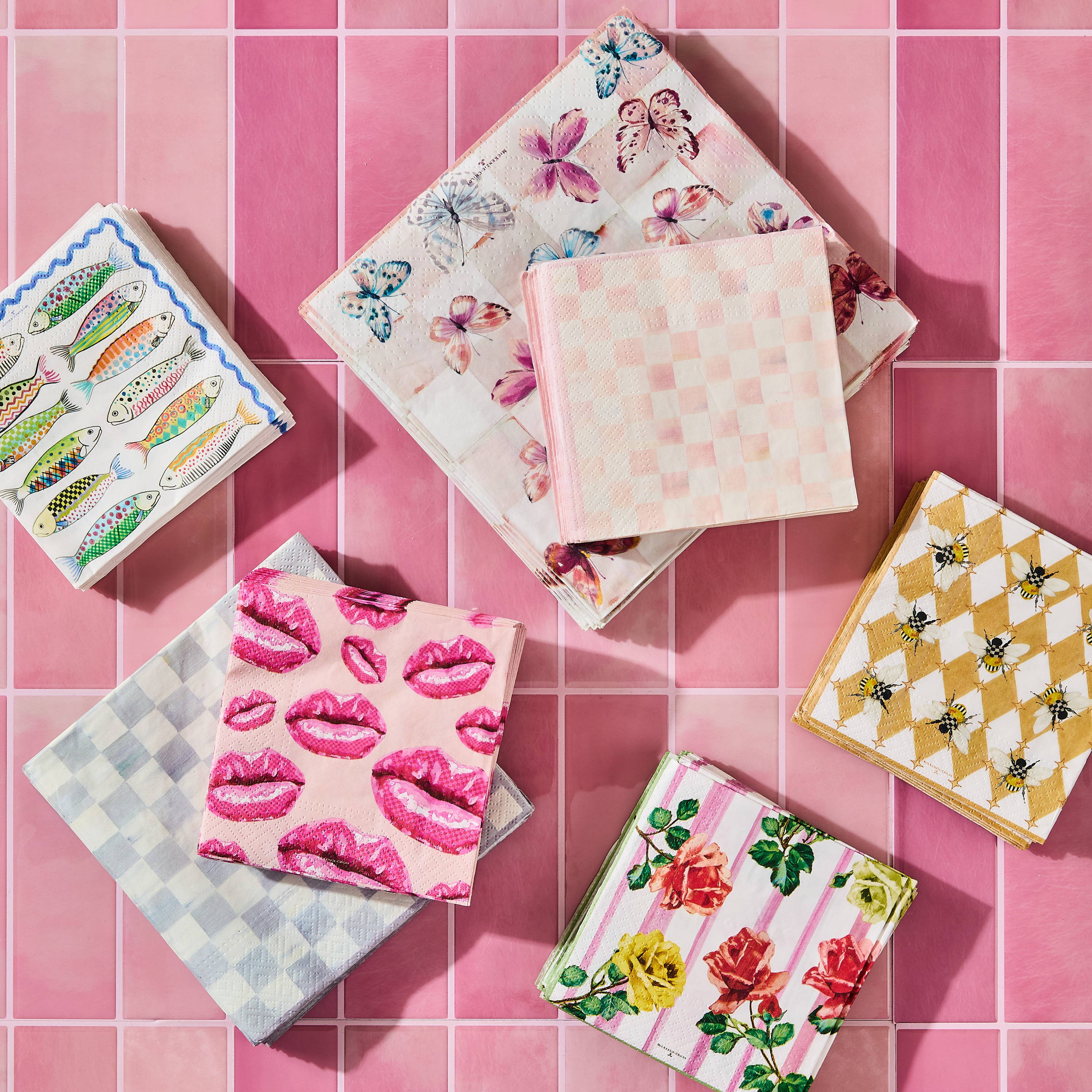 MacKenzie-Childs Go Fish Paper Napkins - Thumbnail 2