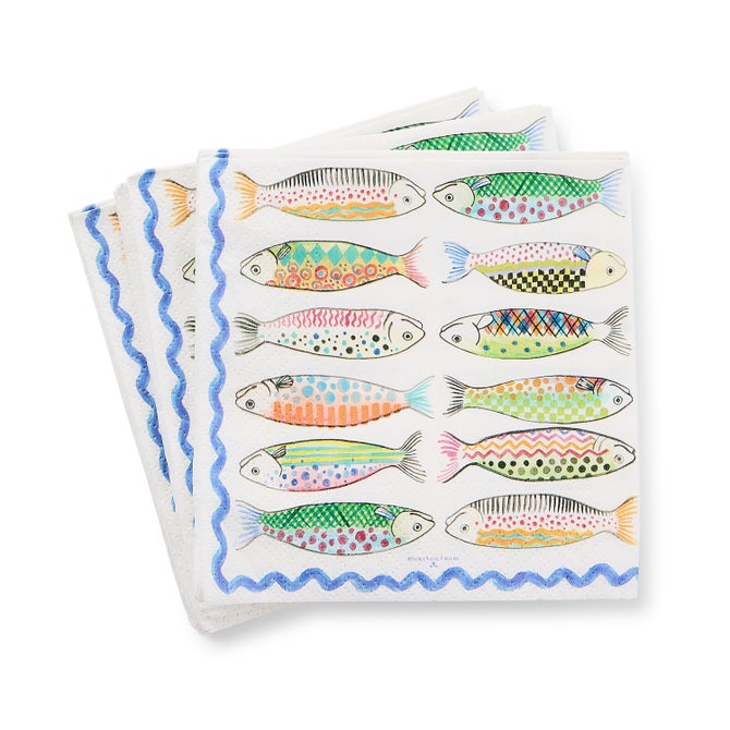 Go Fish Cocktail Paper Napkins image number 2