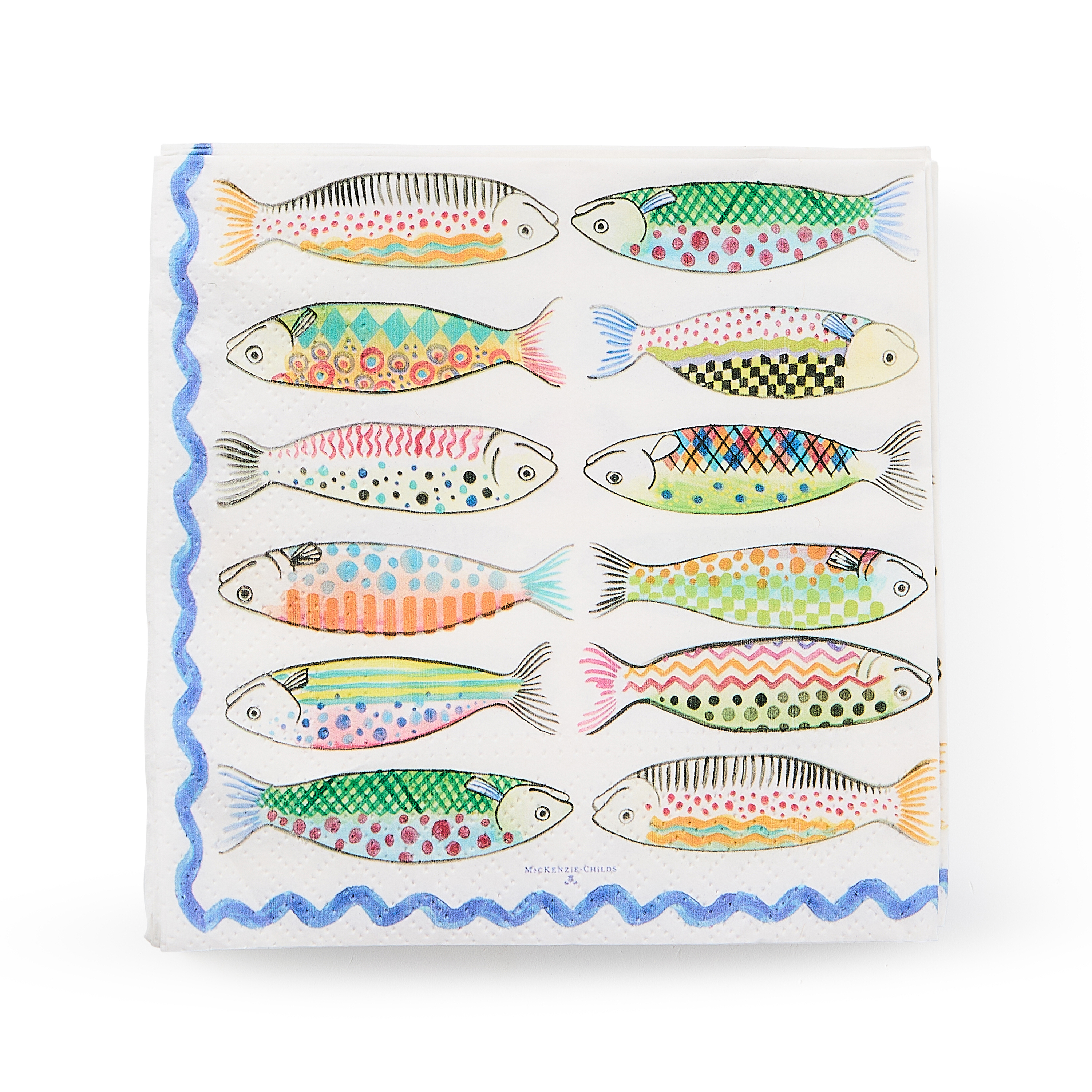 MacKenzie-Childs Go Fish Paper Napkins - Thumbnail 5
