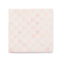 Rosy Check Cocktail Paper Napkins