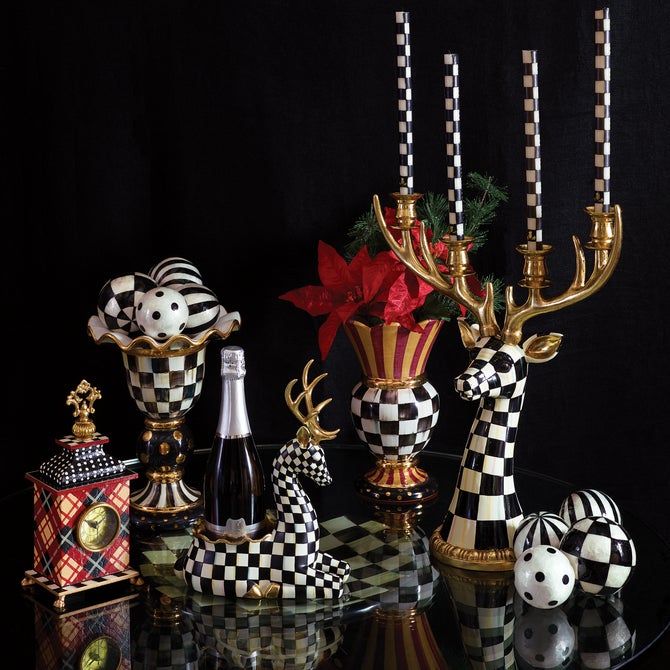Check Black & Ivory Dinner Candles, Set of 2 image number 10