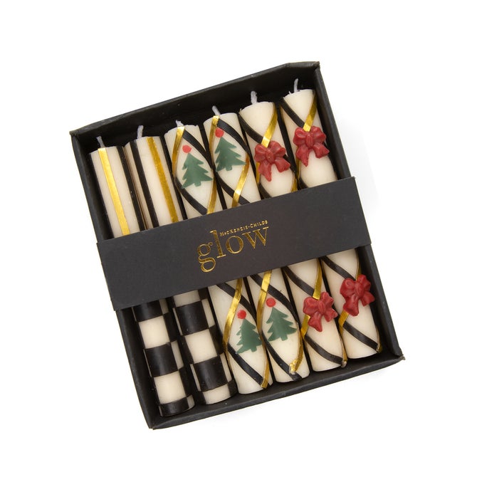 Mini Holiday Dinner Candles, Set of 6 image number 1
