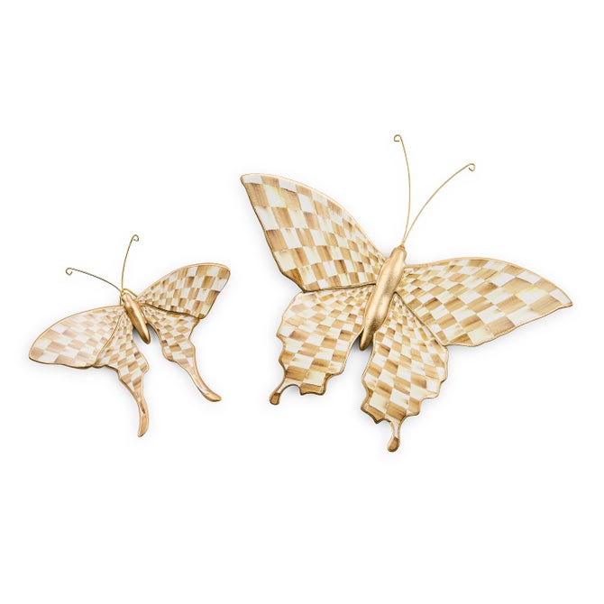 Mocha Butterfly Wall Decor Duo image number 0