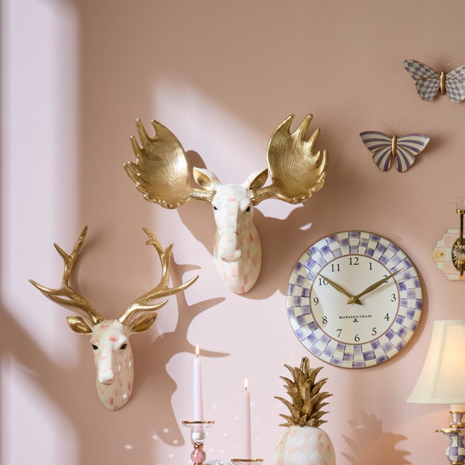 Rosy Check Moose Wall Decor image number 1