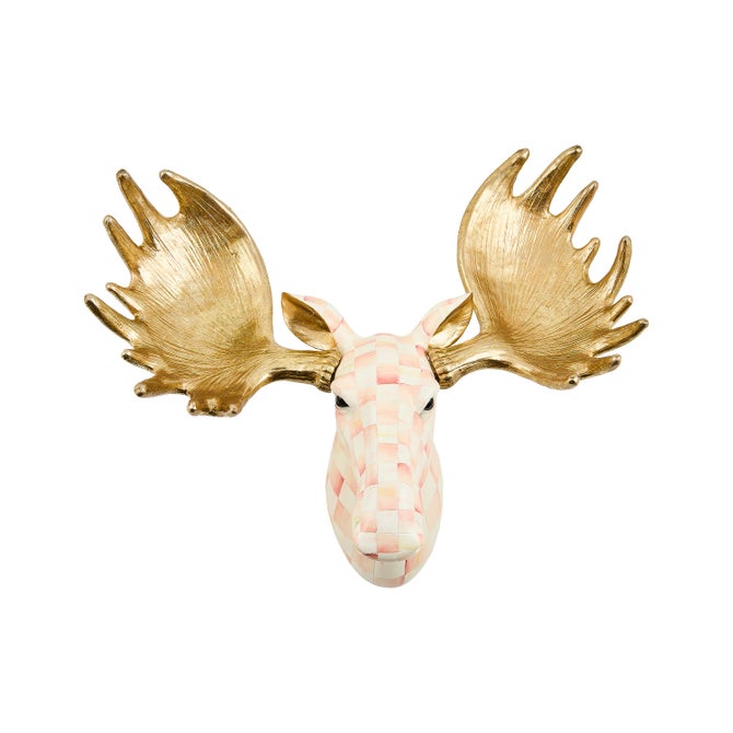 Rosy Check Moose Wall Decor image number 0