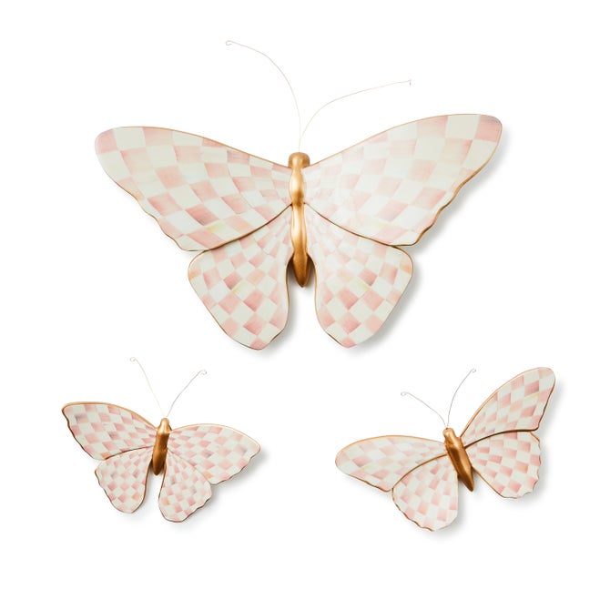 Rosy Check Butterfly Wall Decor image number 2