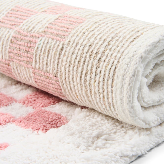 Rosy Check Hotel Bath Rug image number 2