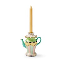 Violet Teapot Candle Holder