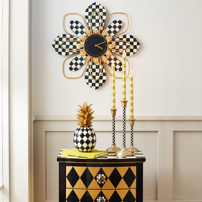 Courtly Check Medium Candlestick image number 5