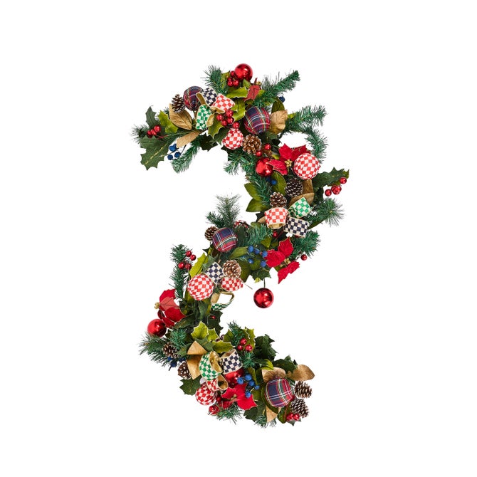 Timeless Tartan 6' Garland image number 0
