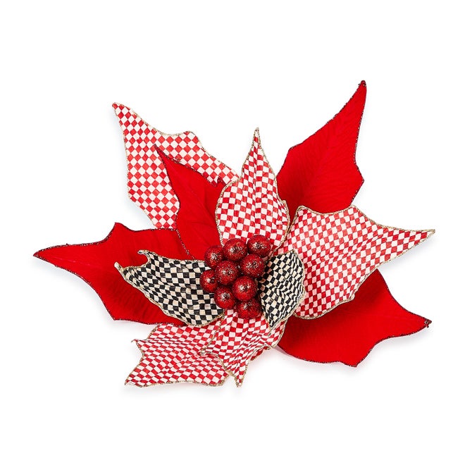 Check It Out Jumbo Poinsettia Clip image number 0