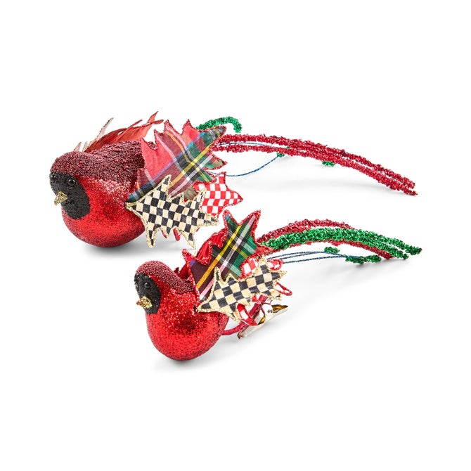 Timeless Tartan Bird Clips, Set of 2 image number 2