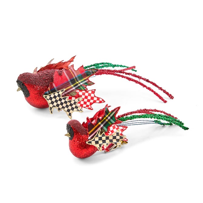 Timeless Tartan Bird Clips, Set of 2 image number 3