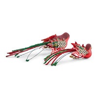 Timeless Tartan Bird Clips, Set of 2