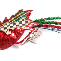 Timeless Tartan Bird Clips, Set of 2