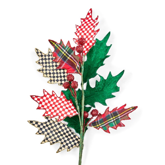 Timeless Tartan Holly Spray image number 2