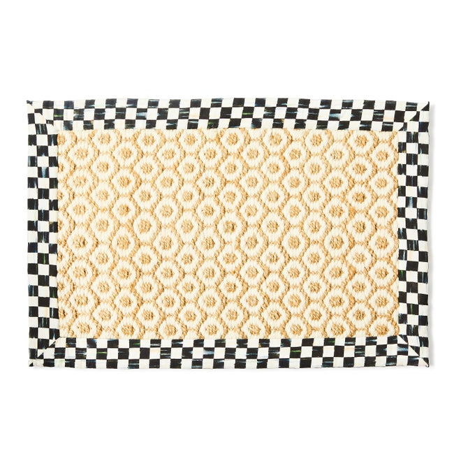 Courtly Check Natural Honeycomb 2' x 3' Jute Rug image number 0