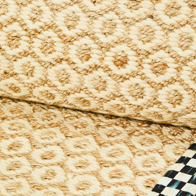 Courtly Check Natural Honeycomb 8' x 10' Jute Rug image number 2