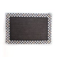 Courtly Check Black Sisal 2' x 3' Rug