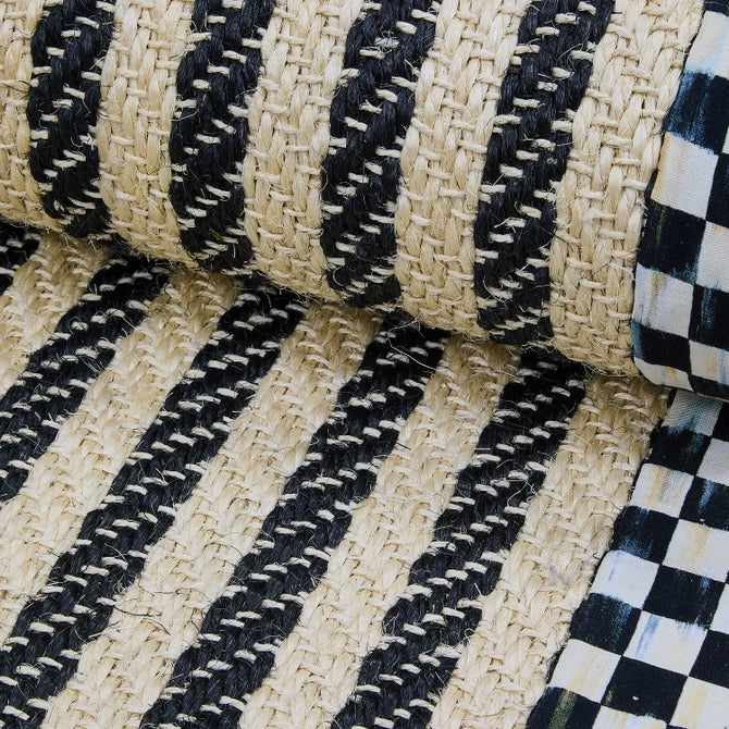 Courtly Check Herringbone Stripe 6' x 9' Sisal Rug image number 1