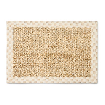 Mocha Check Chunky Jute 2' x 3' Jute Rug