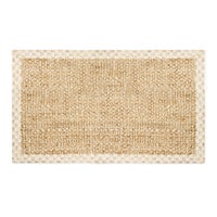 Mocha Check Chunky Jute 3' x 5' Jute Rug