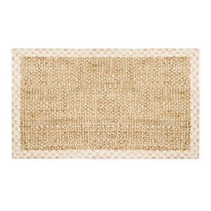 Mocha Check Chunky Jute 3' x 5' Jute Rug