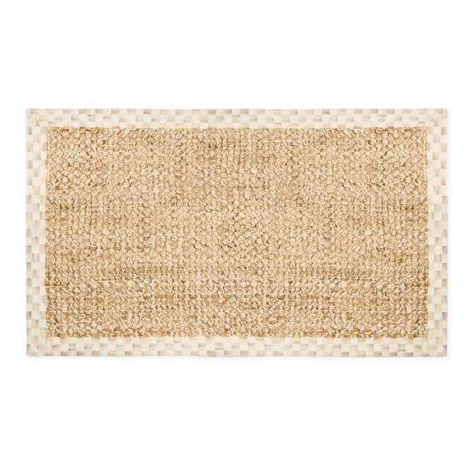 Mocha Check Chunky Jute 3' x 5' Jute Rug image number 0