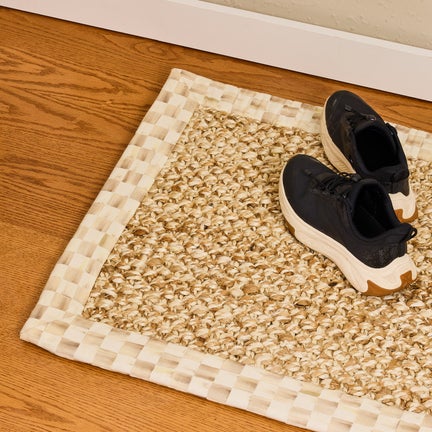 Mocha Check Chunky Jute 6' x 9' Jute Rug