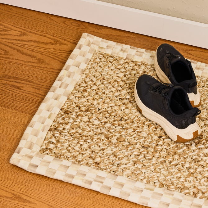 Mocha Check Chunky Jute 6' x 9' Jute Rug image number 1