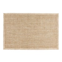 Mocha Check Chunky Jute 6' x 9' Jute Rug