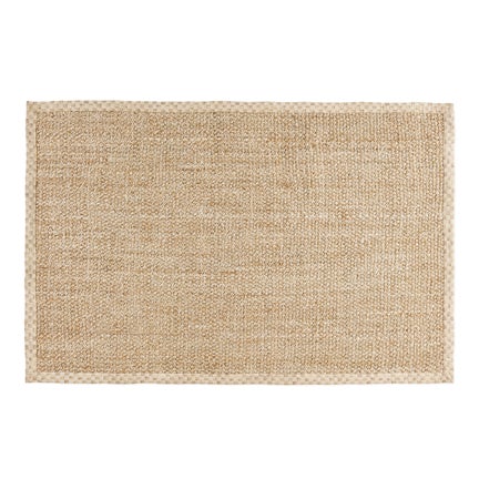Mocha Check Chunky Jute 6' x 9' Jute Rug