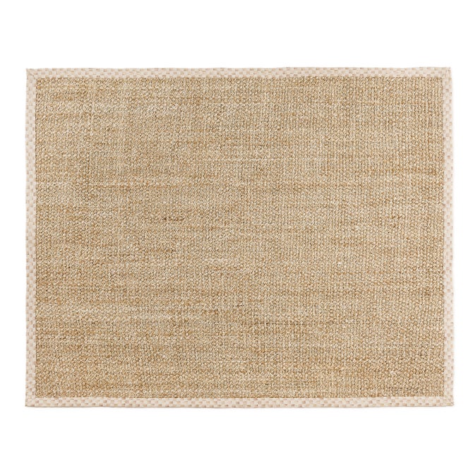 Mocha Check Chunky Jute 8' x 10' Jute Rug image number 0